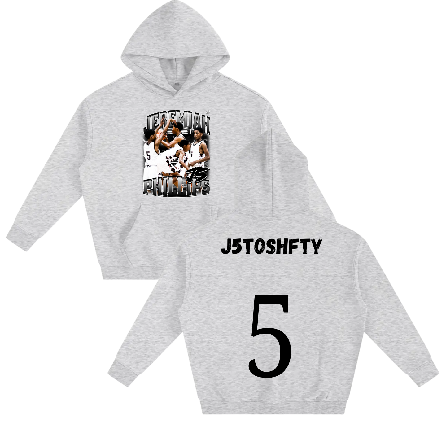 Jeremiah Phillips Oversize Fleeced Hoodie