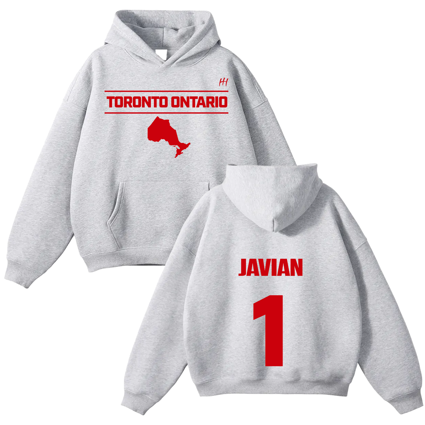 Javian Downey Oversize Fleeced Hoodie