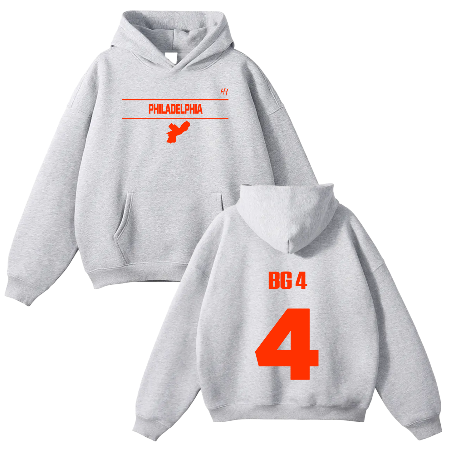 Kureese Rogers Oversize Fleeced Hoodie