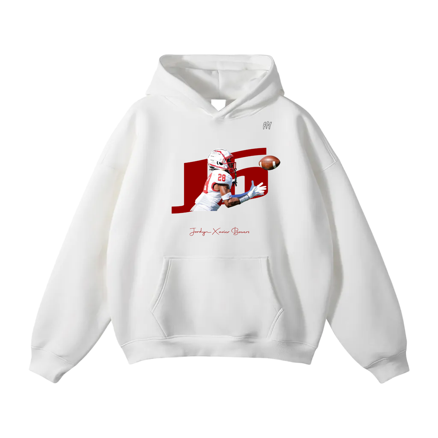 Jordyn Xavier Bowers Oversize Fleeced Hoodie