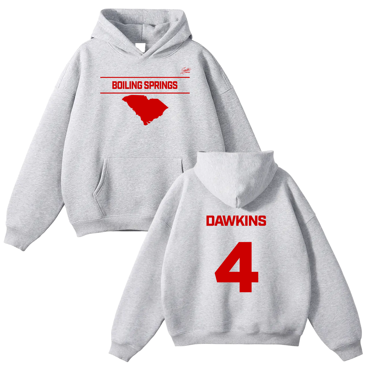 Justin Dawkins Oversize Fleeced Hoodie
