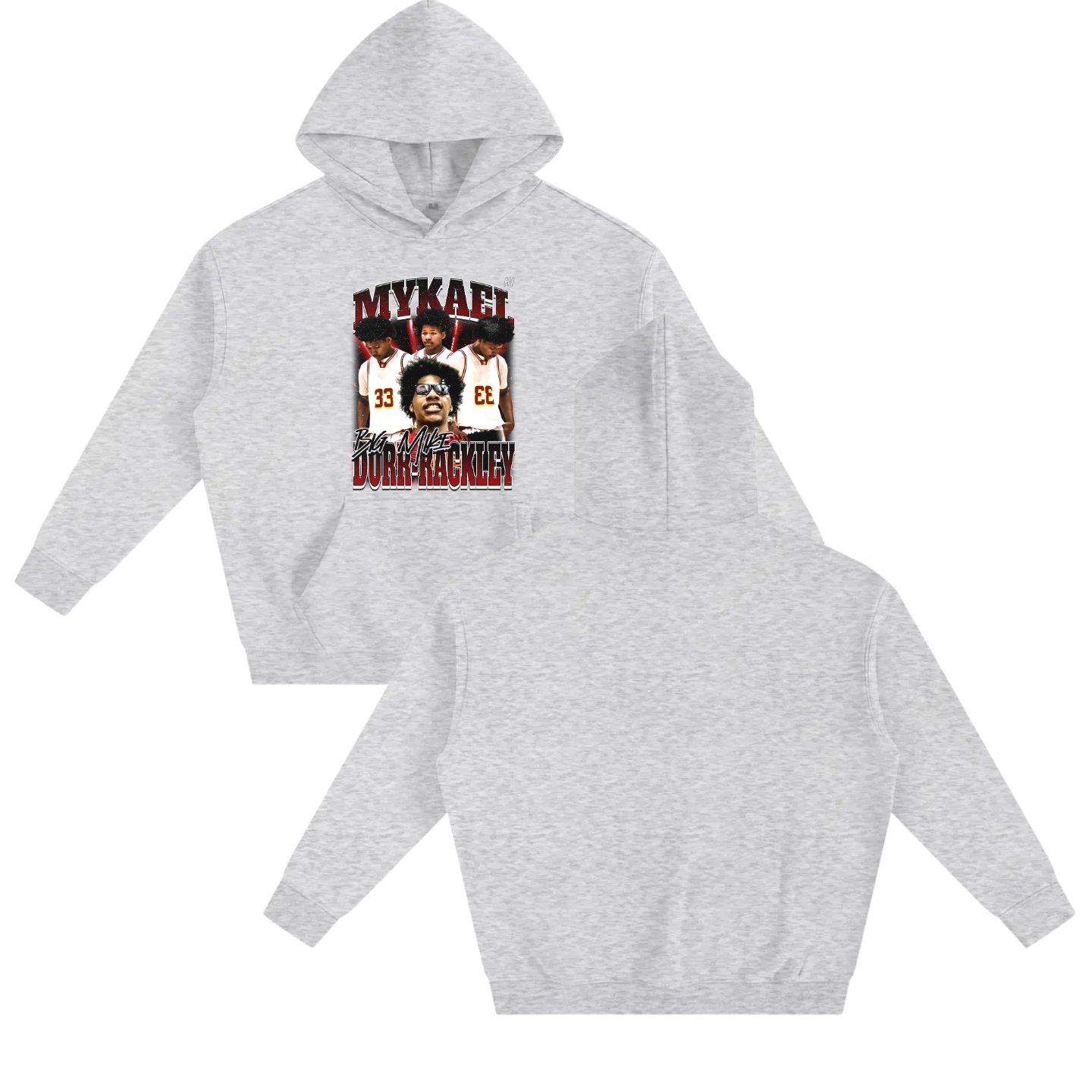 Mykael Durr-Rackley Oversize Fleeced Hoodie