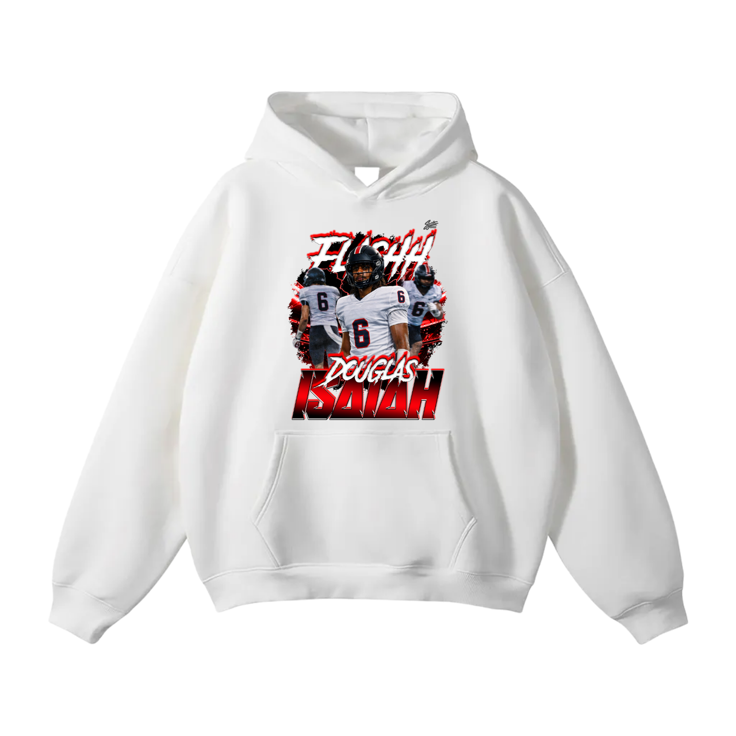 Isaiah Douglas Oversize Fleeced Hoodie