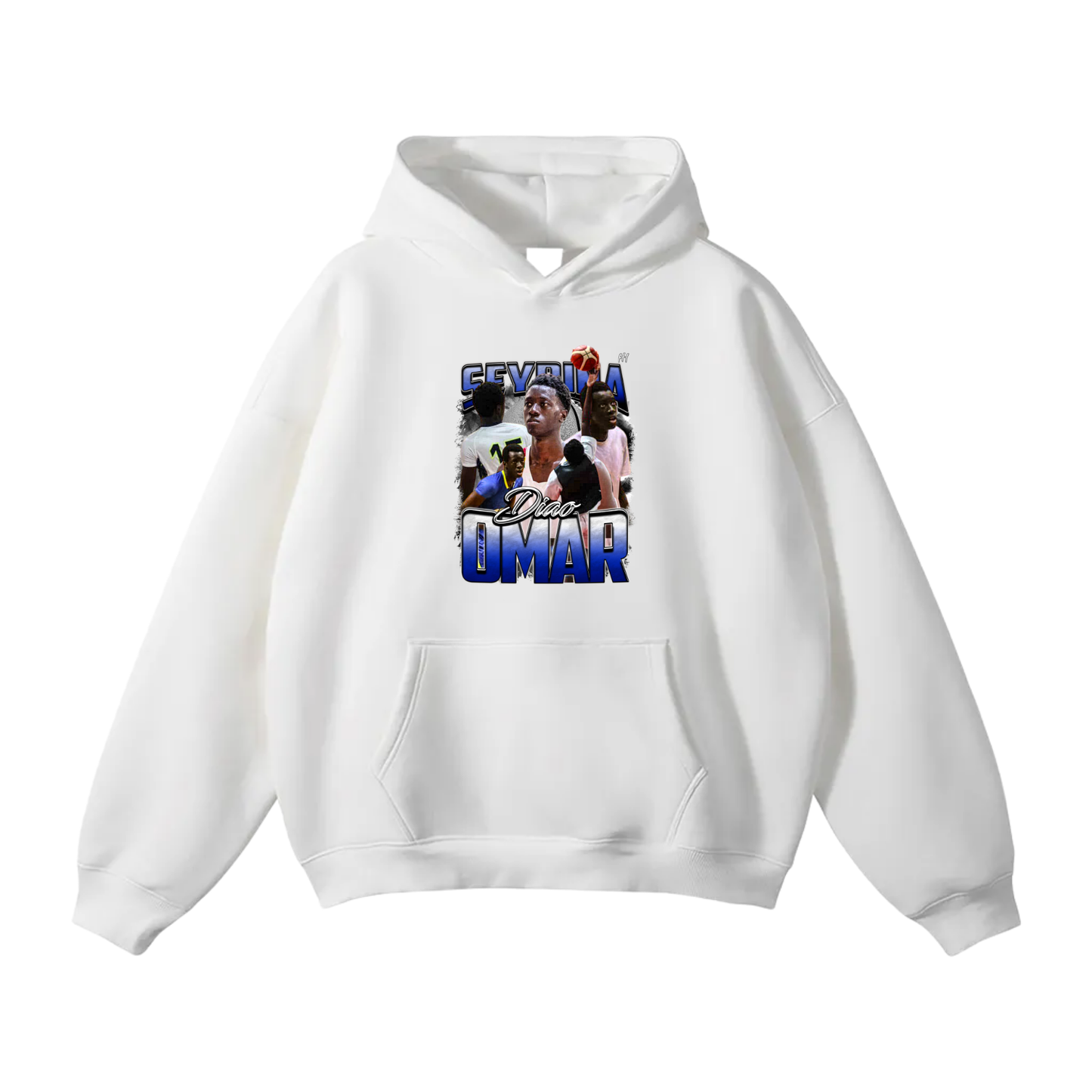 Seydina Omar Oversize Fleeced Hoodie