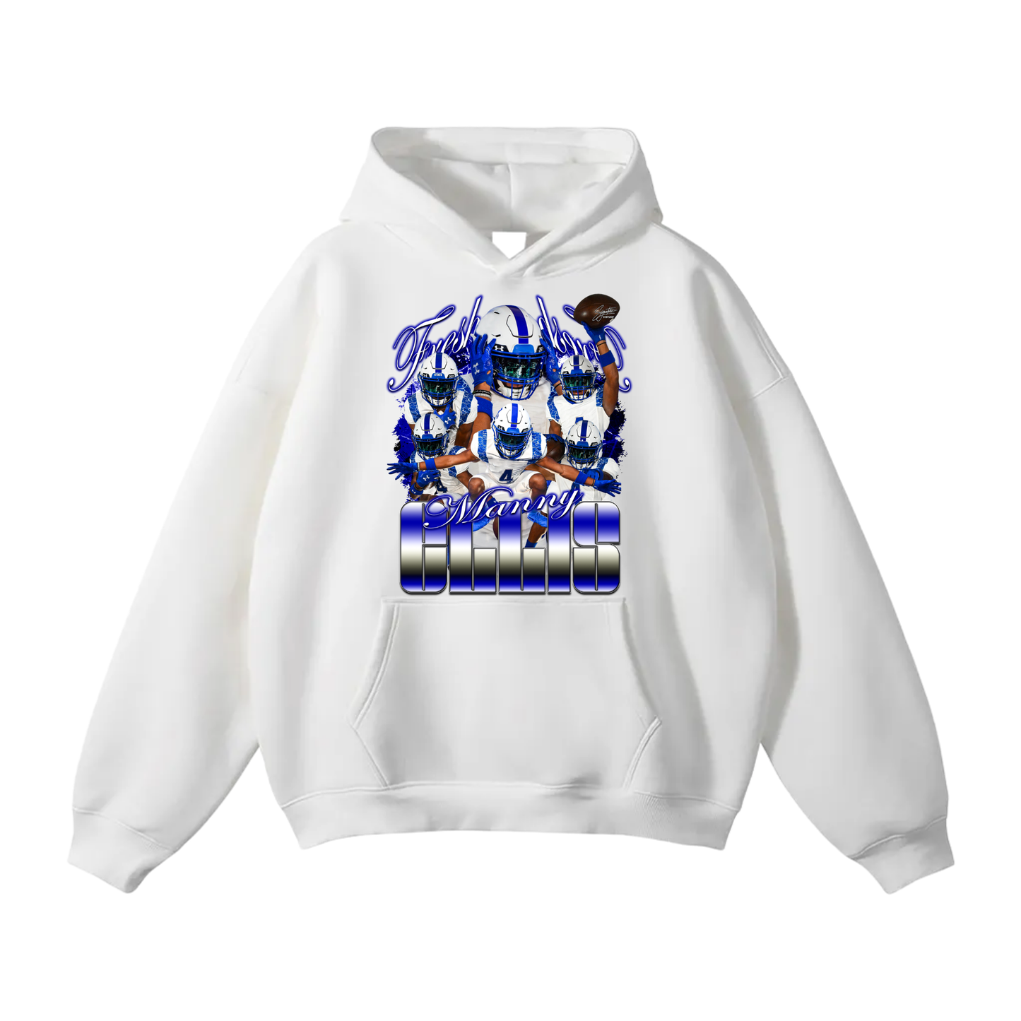 Manny Ellis Oversize Fleeced Hoodie