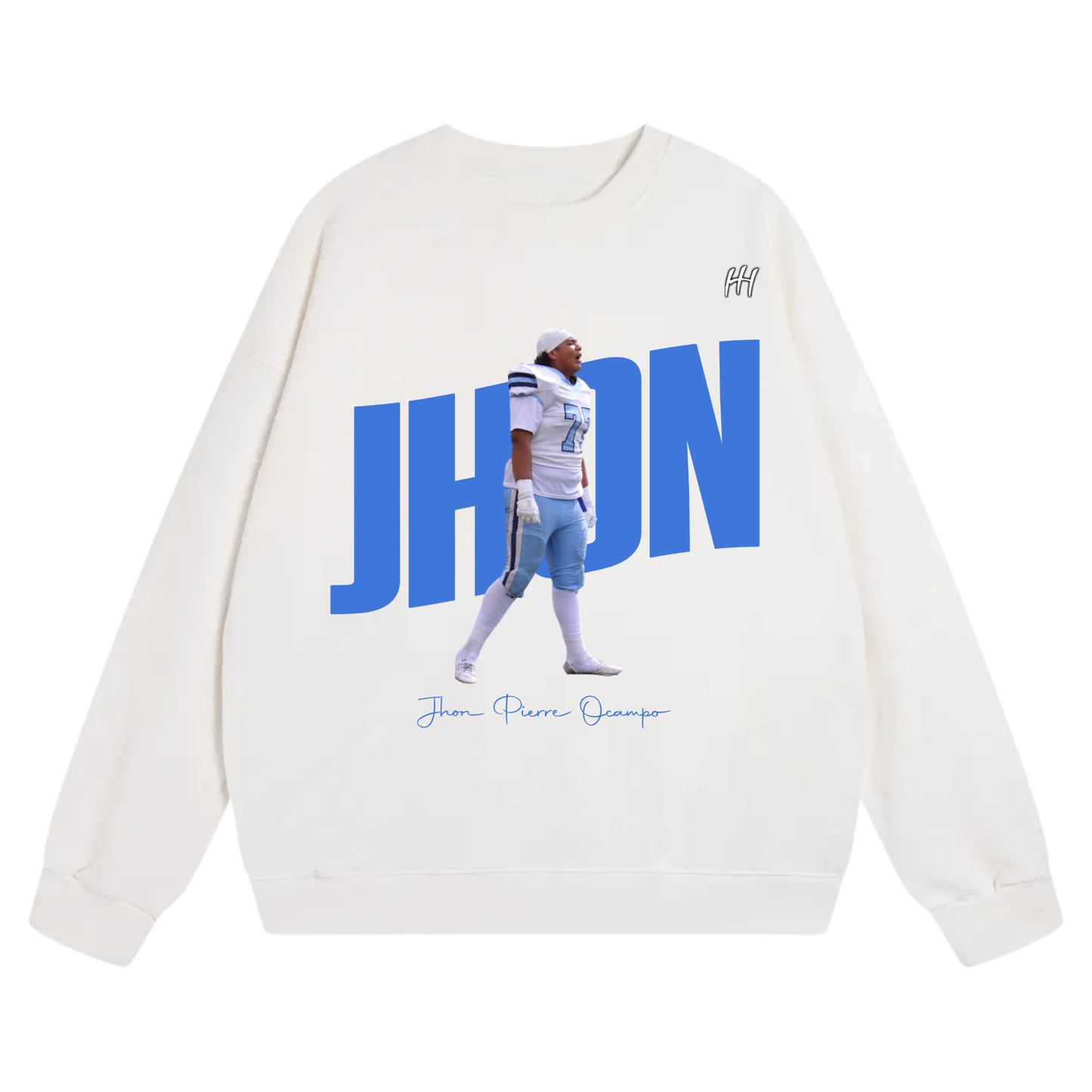 Jhon Pierre Ocampo Heavyweight Crewneck Sweatshirt
