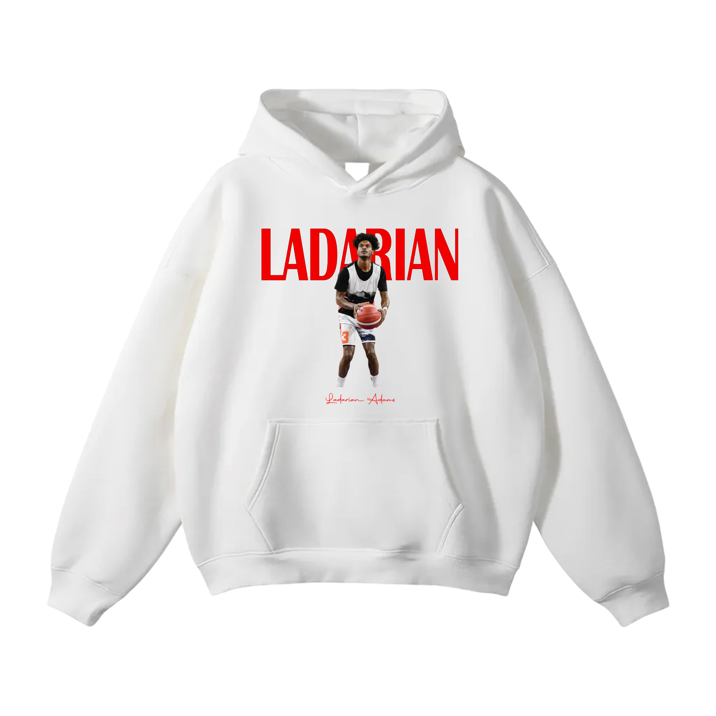 Ladarian Adams Oversize Fleeced Hoodie