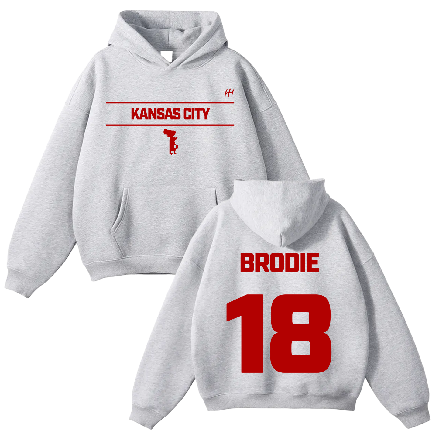 Brodie Gage Fetters Oversize Fleeced Hoodie