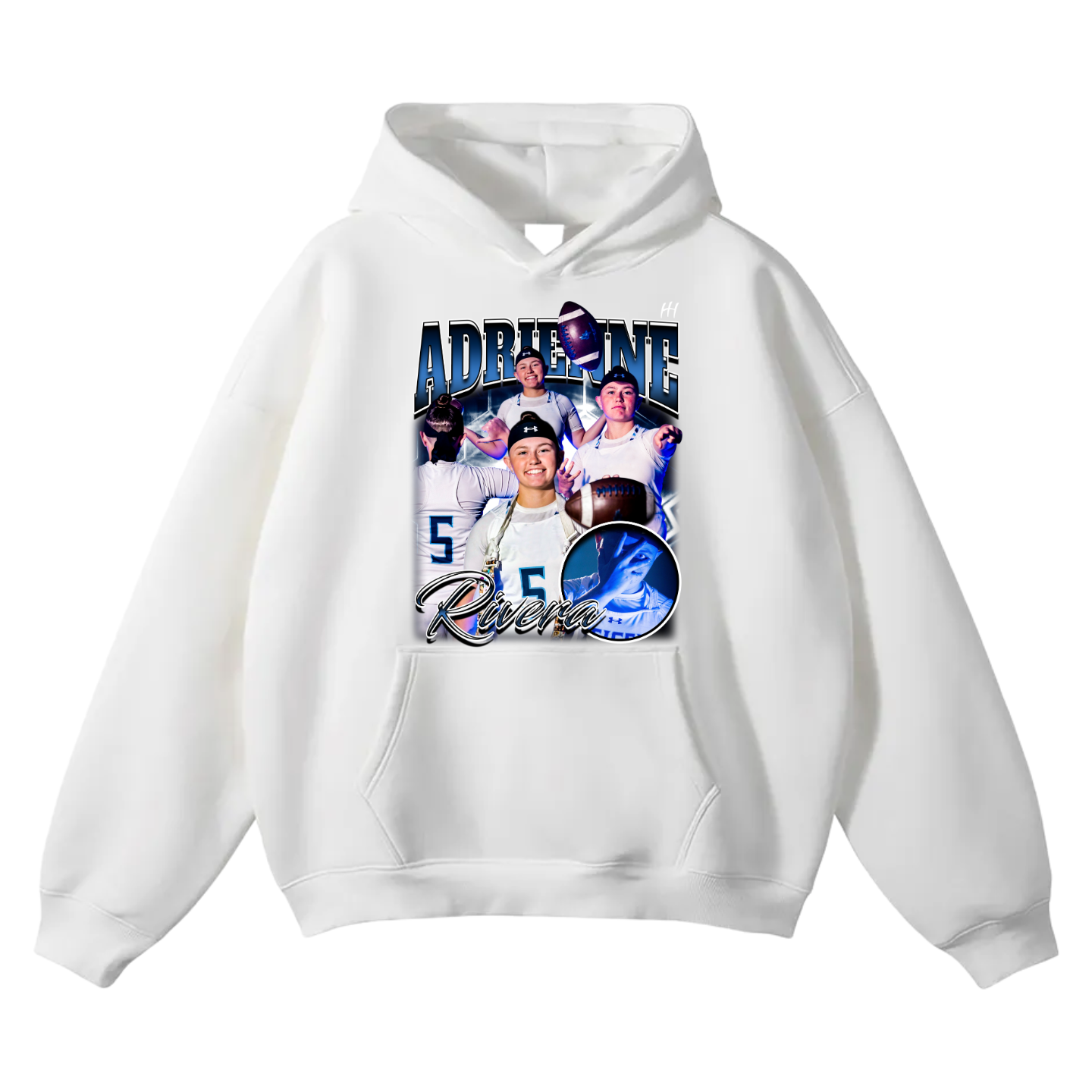 Adrienne Rivera Oversize Fleeced Hoodie