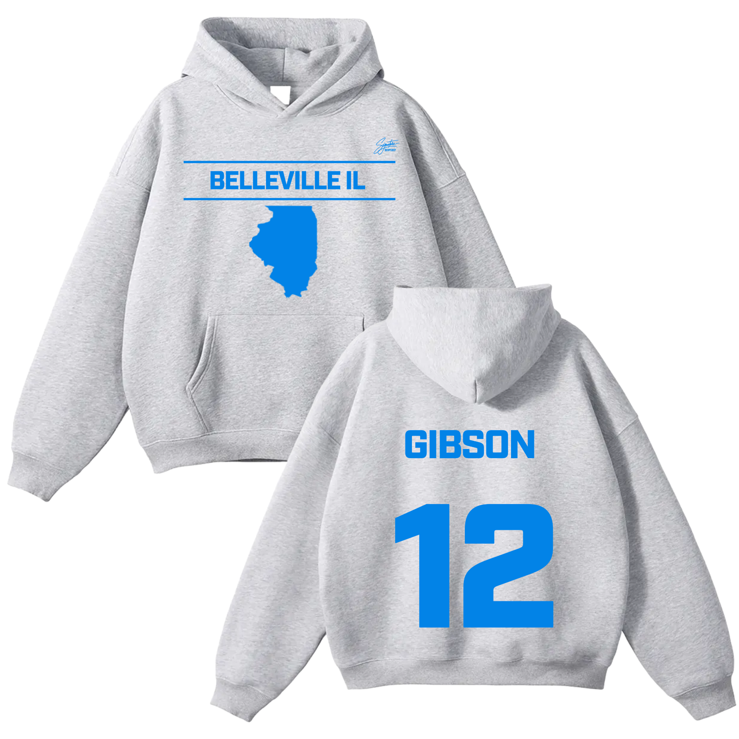 Kevin Gibson Oversize Fleeced Hoodie
