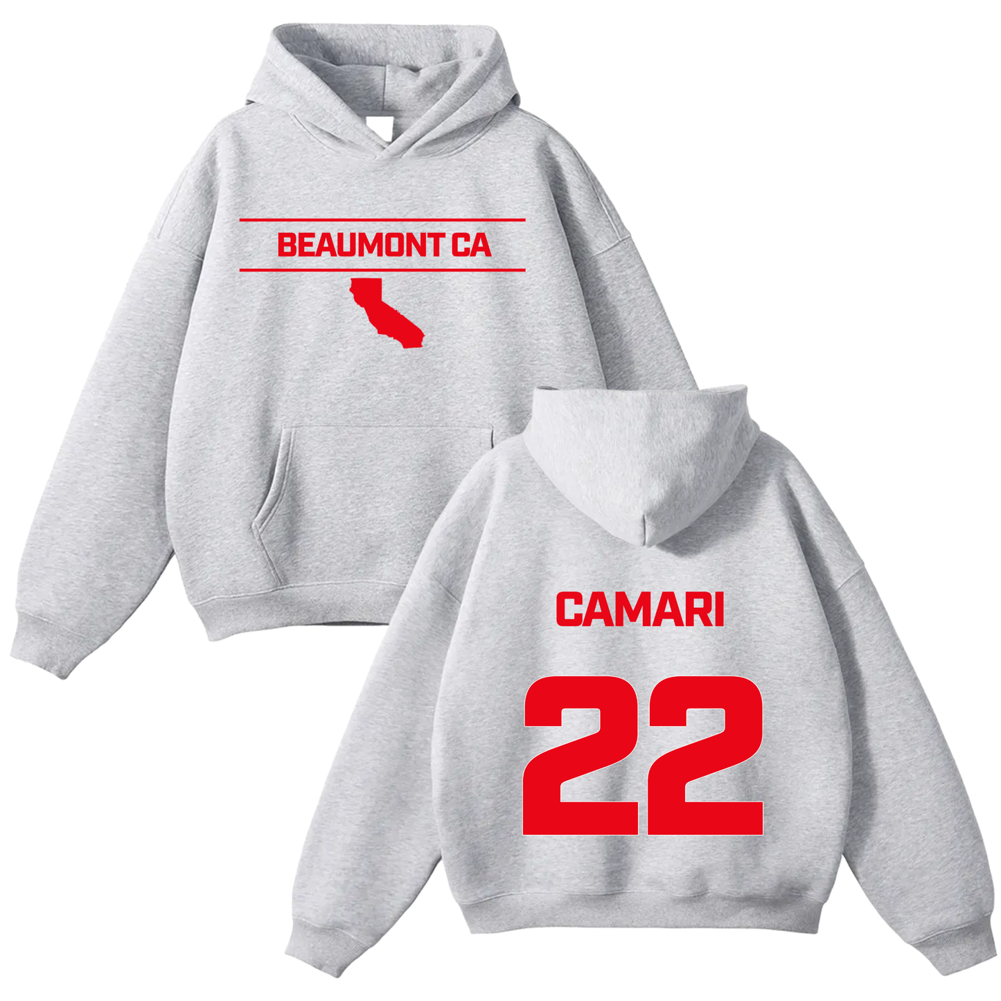 Camari Irving Williams Oversize Fleeced Hoodie