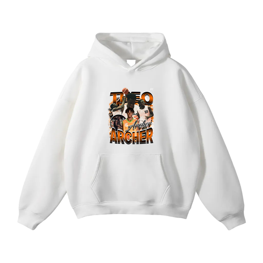 Theo Archer Oversize Fleeced Hoodie