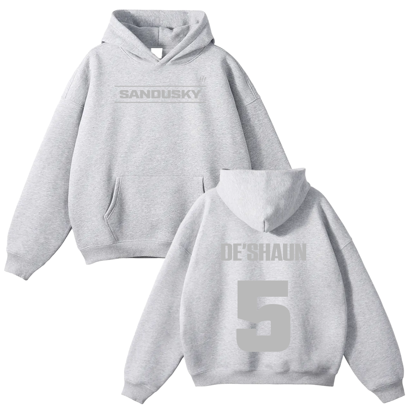 De’Shaun Harper Oversize Fleeced Hoodie