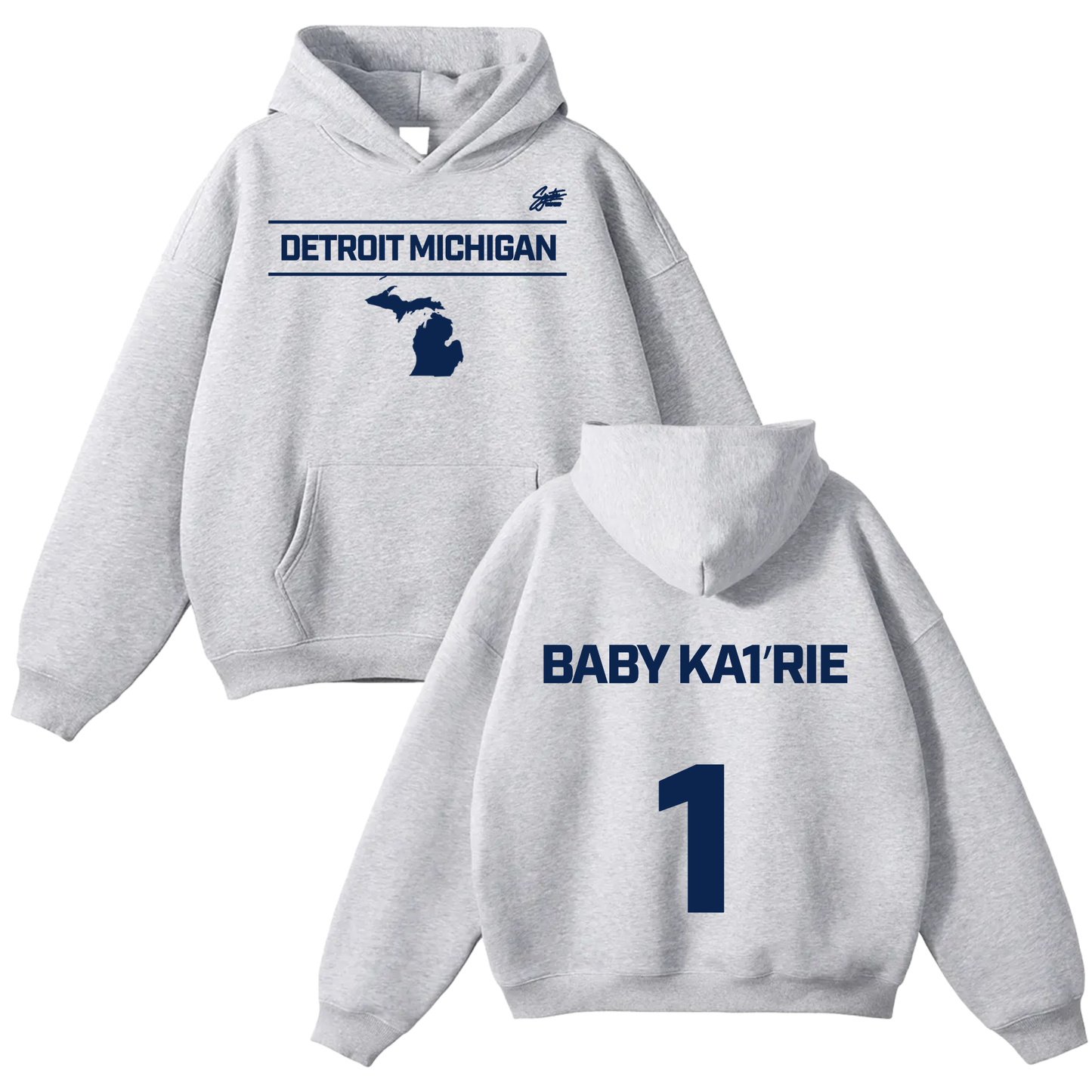 Kai’lyn Waller Oversize Fleeced Hoodie