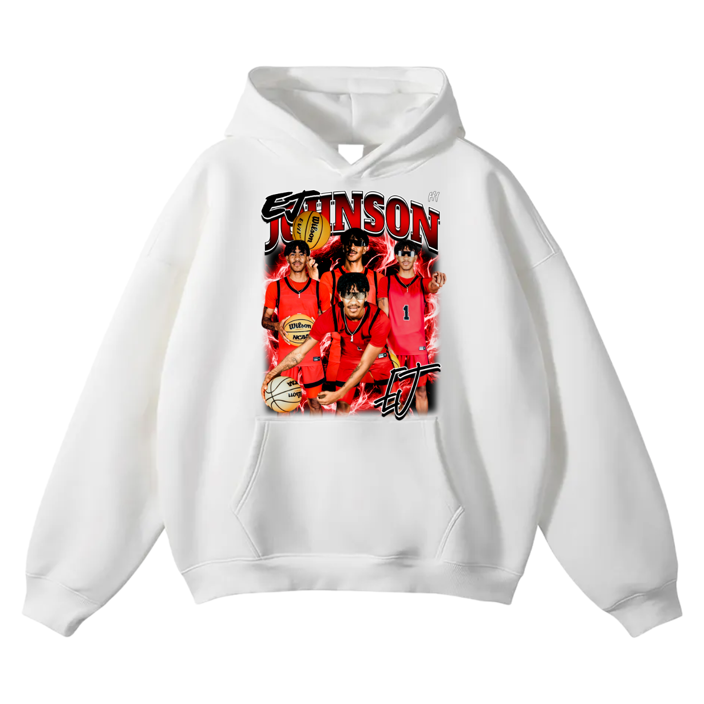 Ej Johnson Oversize Fleeced Hoodie