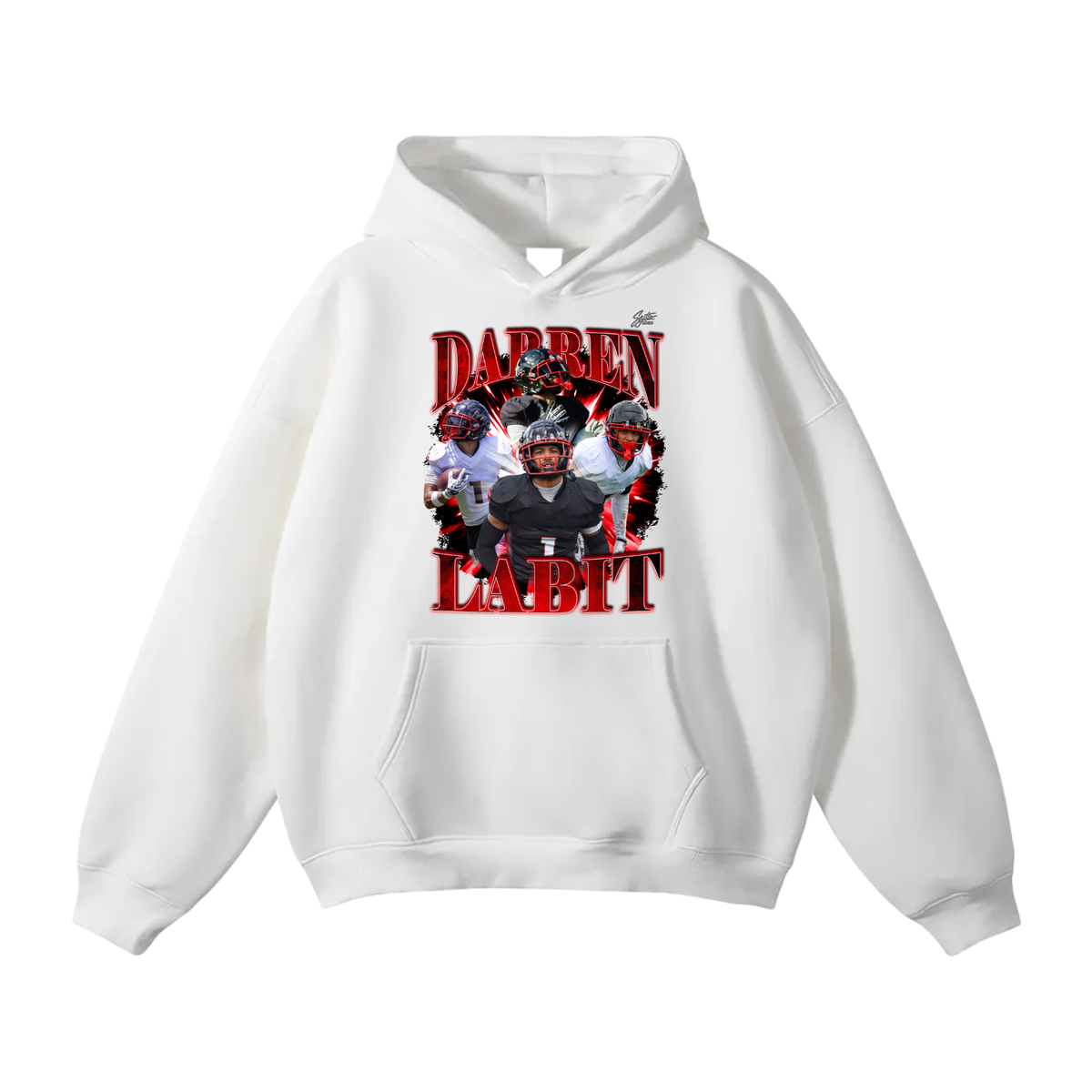 Darren Labit Oversize Fleeced Hoodie