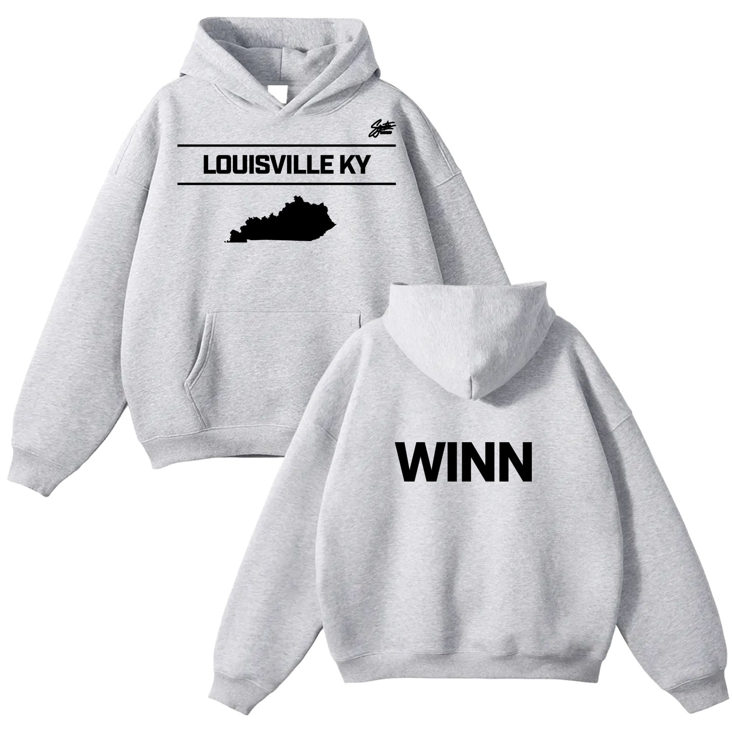 Makarion Winn Oversize Fleeced Hoodie