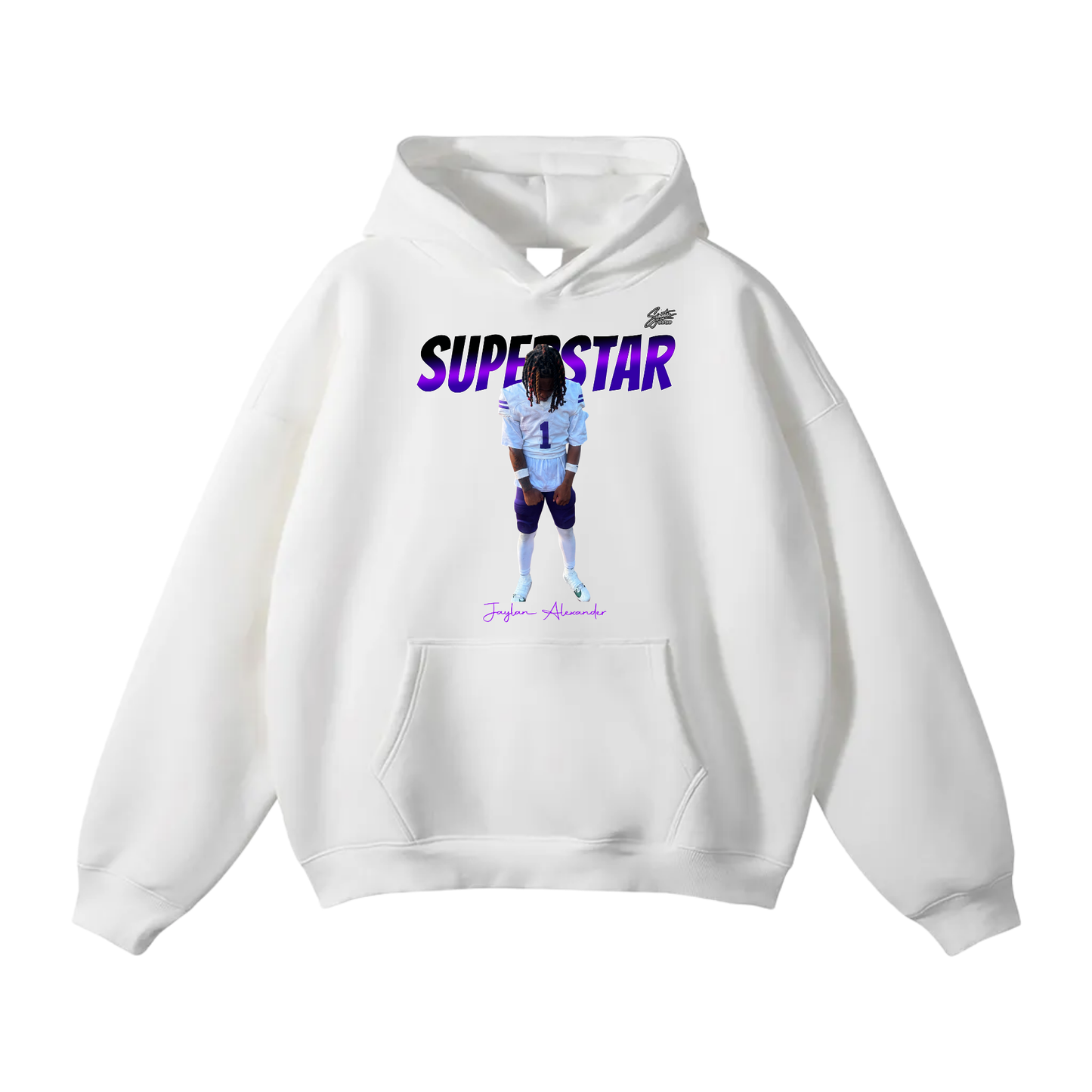 Jaylan Alexander Oversize Fleeced Hoodie
