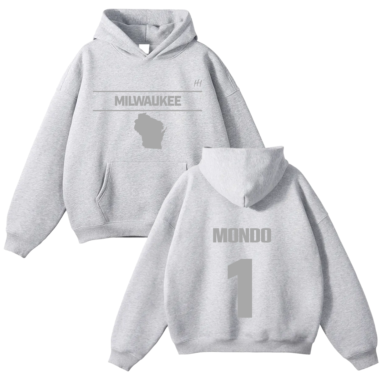 Shamond Davis Oversize Fleeced Hoodie