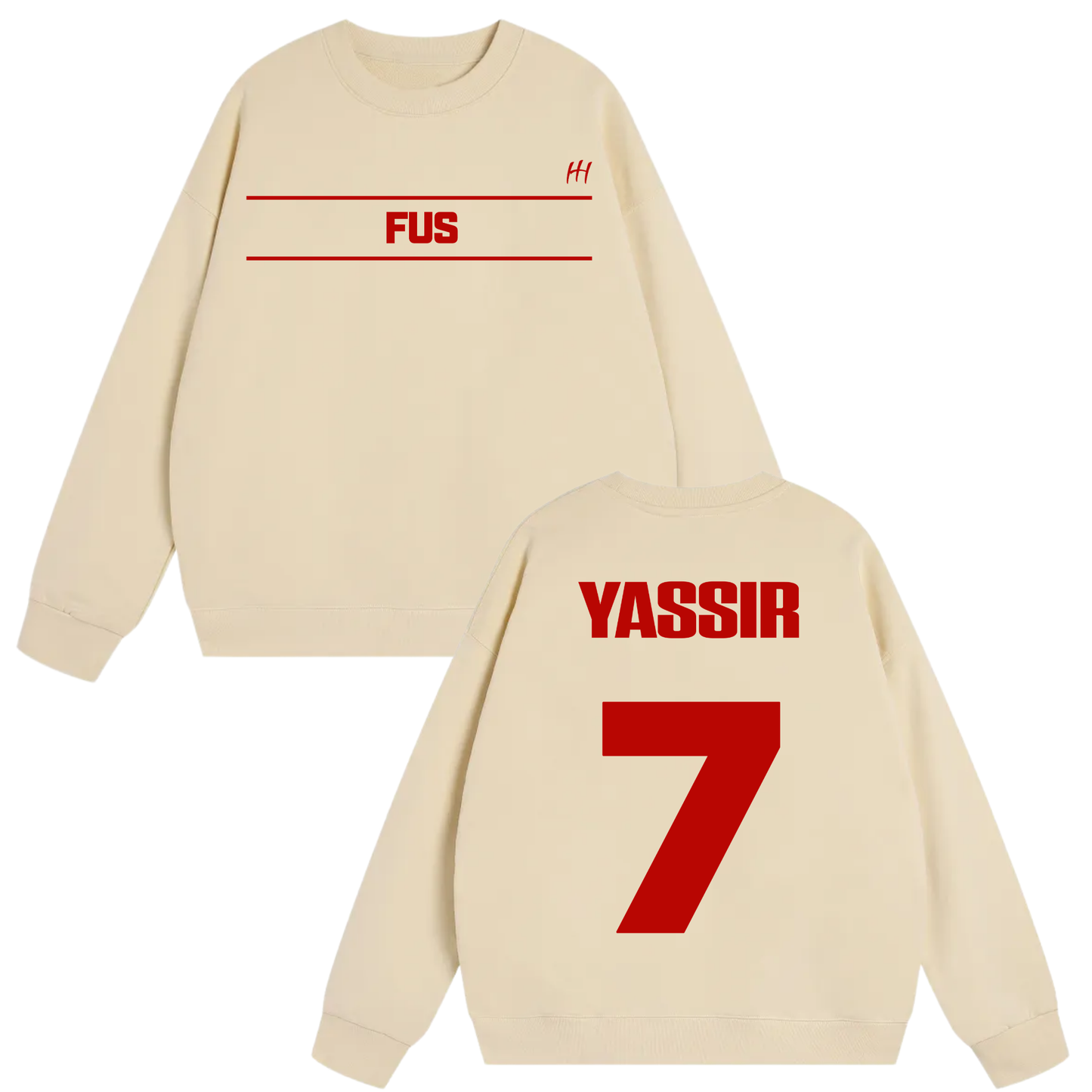 El mahdaoui Yassir Heavyweight Crewneck Sweatshirt