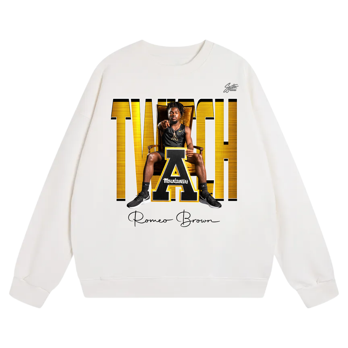 Romeo Brown Heavyweight Crewneck Sweatshirt
