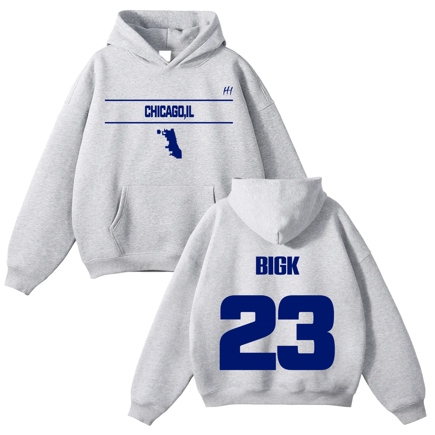 Kahlil Leonard Oversize Fleeced Hoodie