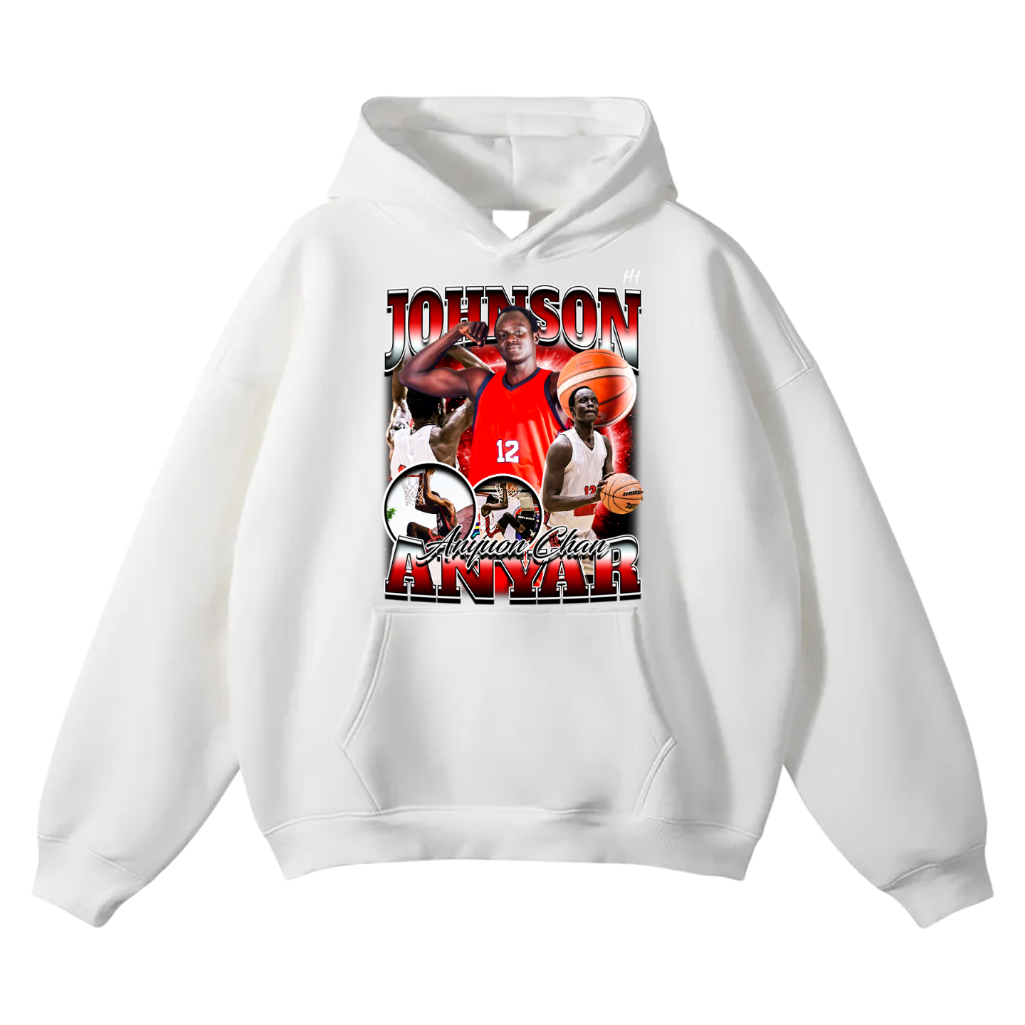 Johnson Anyuon Chan Anyar Oversize Fleeced Hoodie