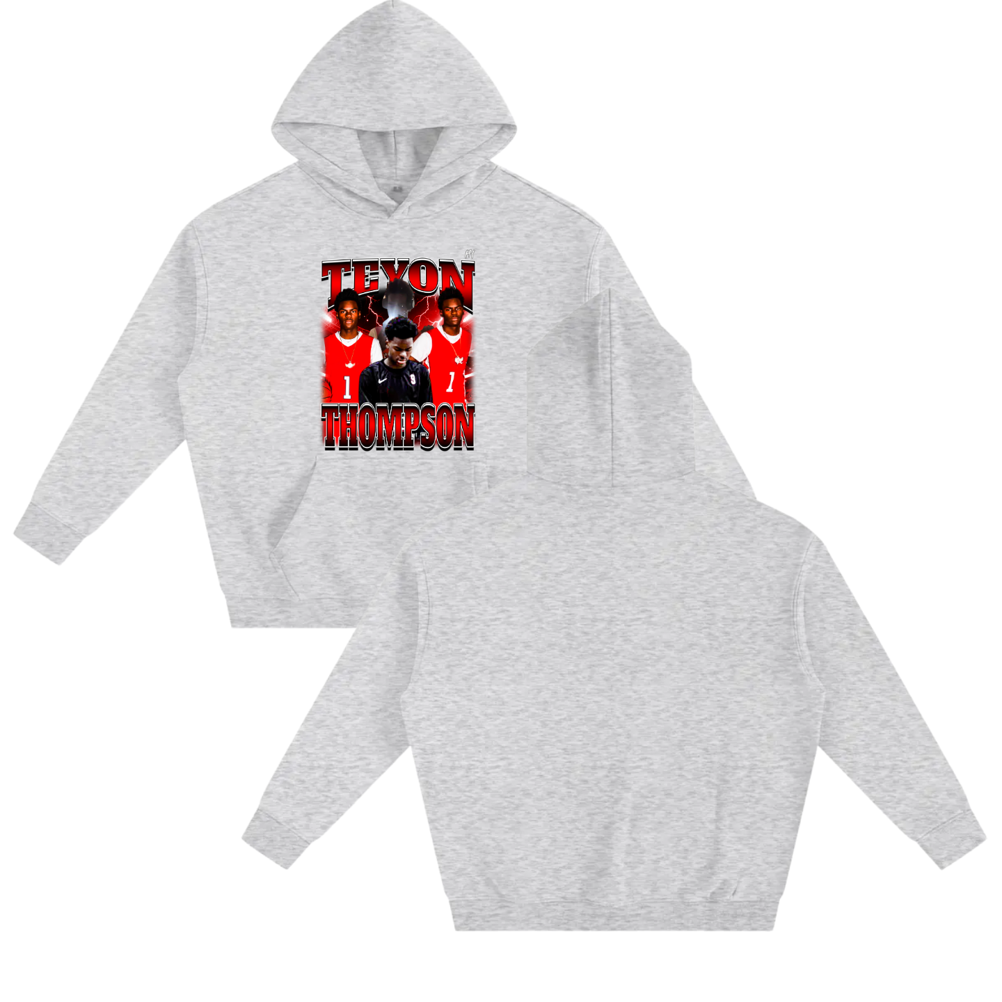 Teyon Thompson Oversize Fleeced Hoodie