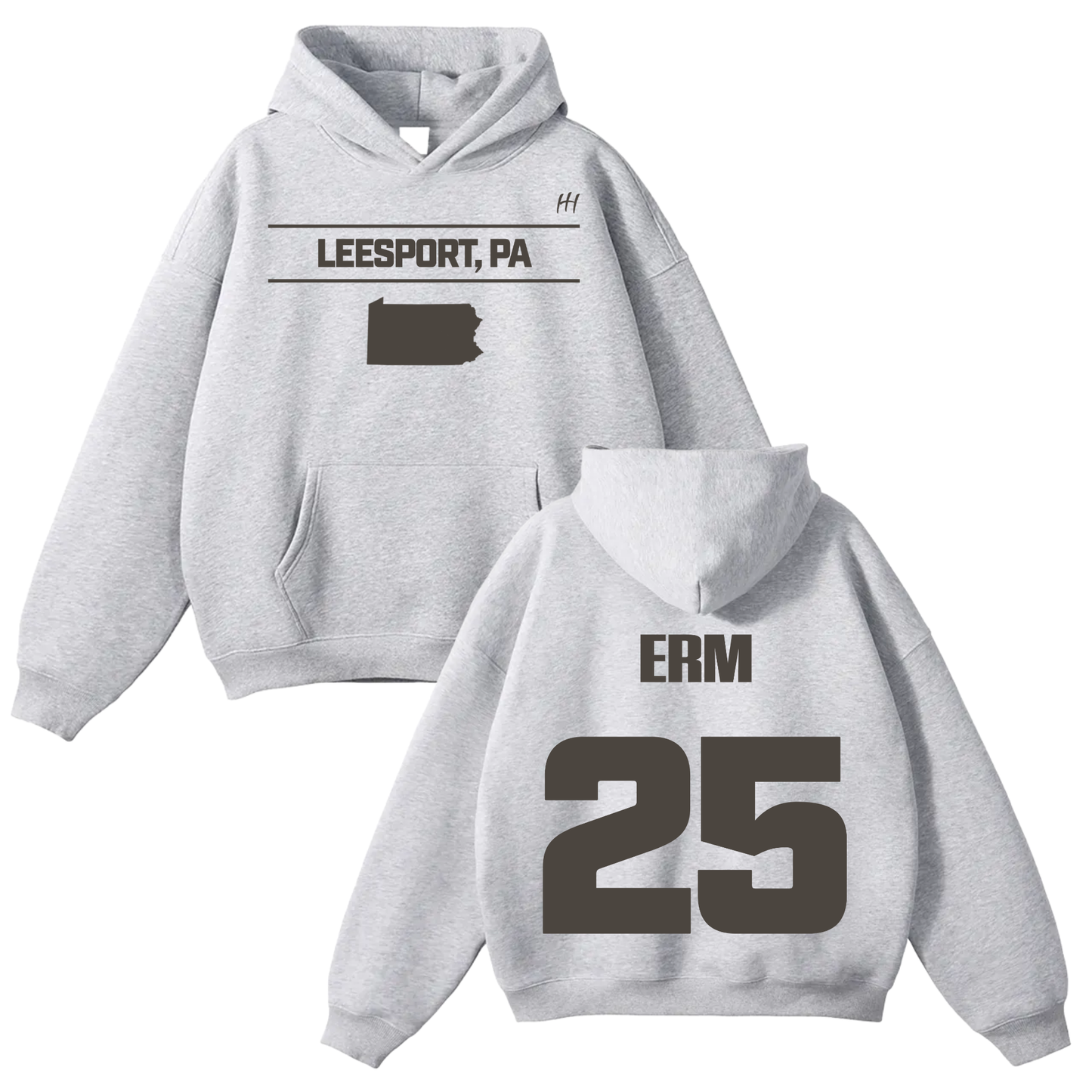 Ermill Fleurinvil Oversize Fleeced Hoodie