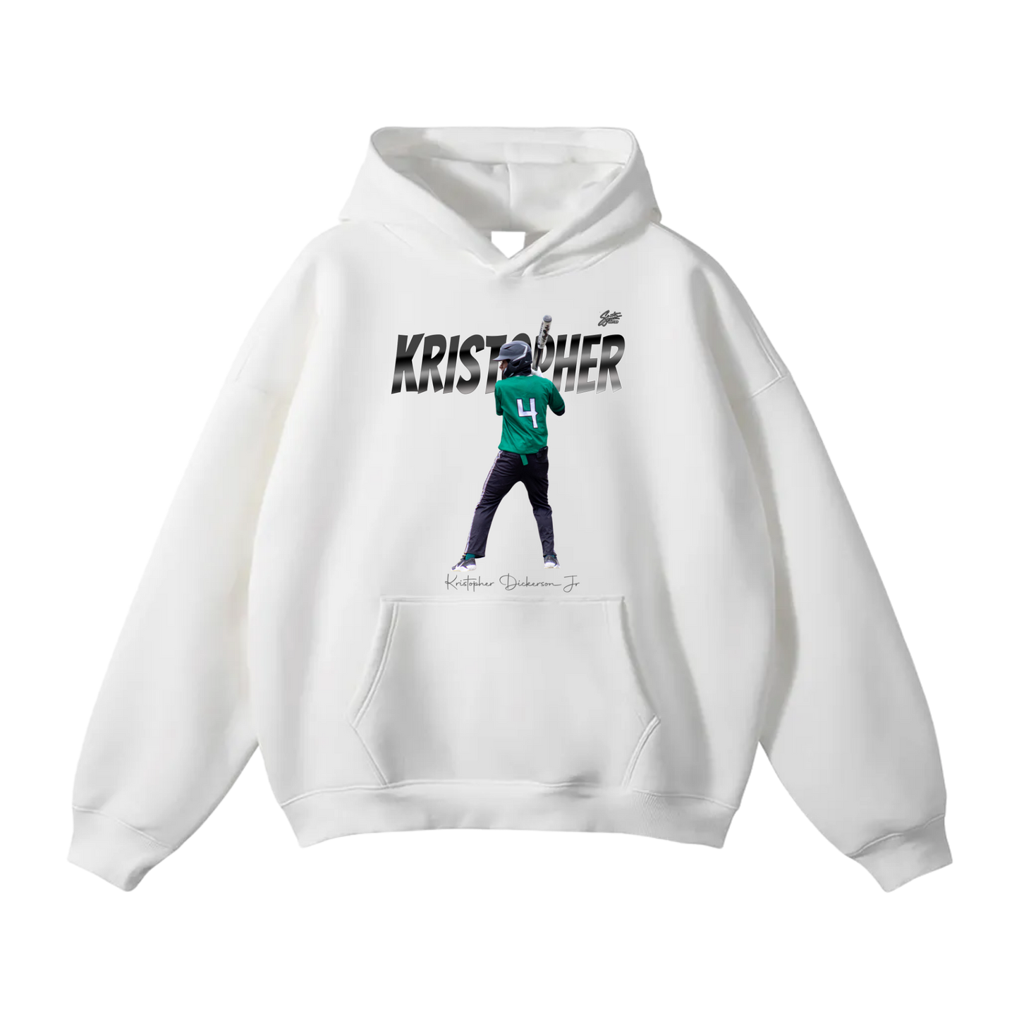 Kristopher Dickerson Jr Oversize Fleeced Hoodie