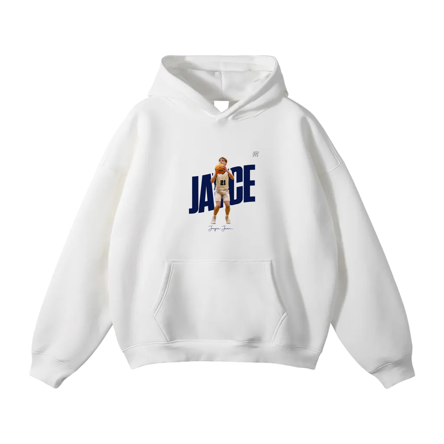 Jayce Jean Oversize Fleeced Hoodie