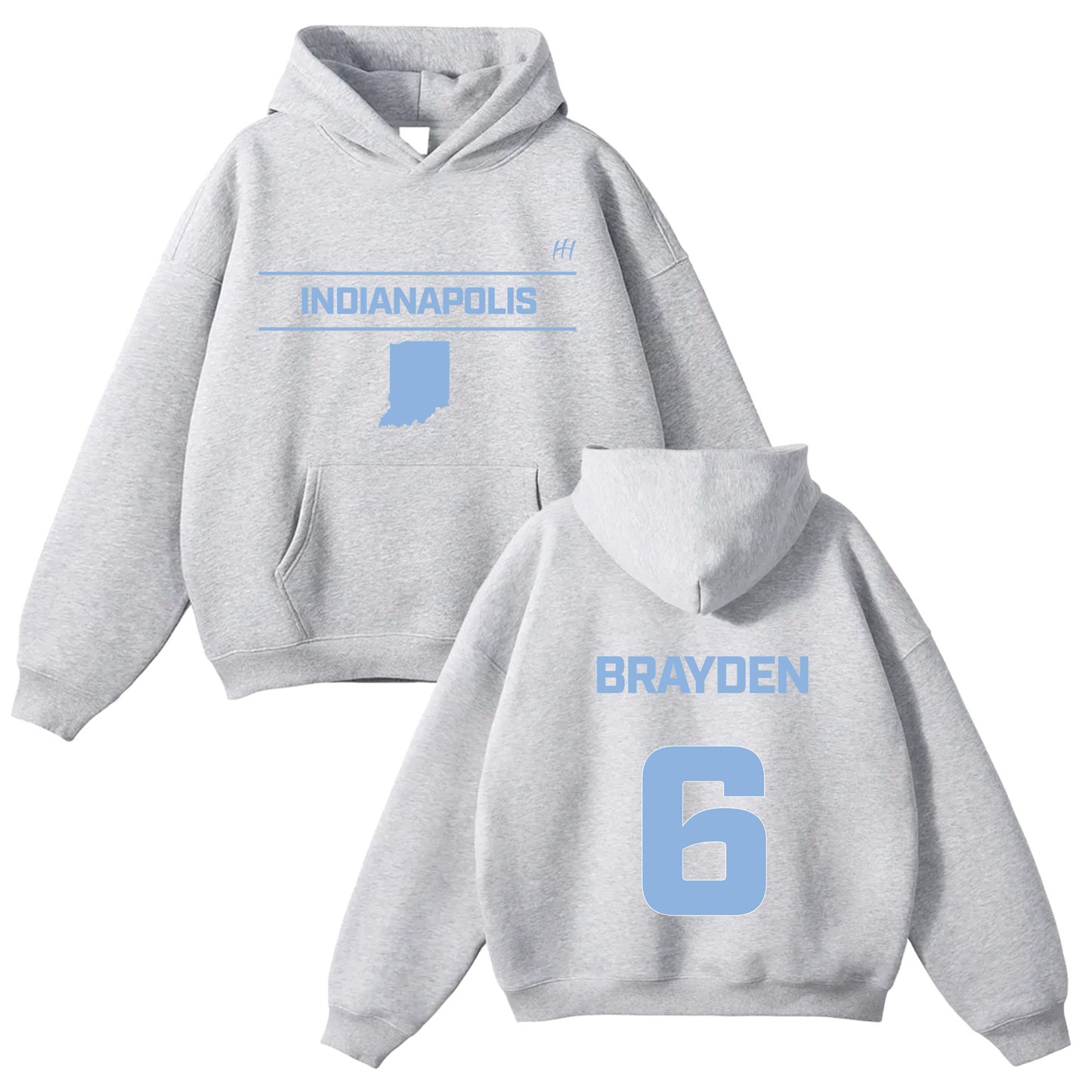Brayden Coffey Oversize Fleeced Hoodie