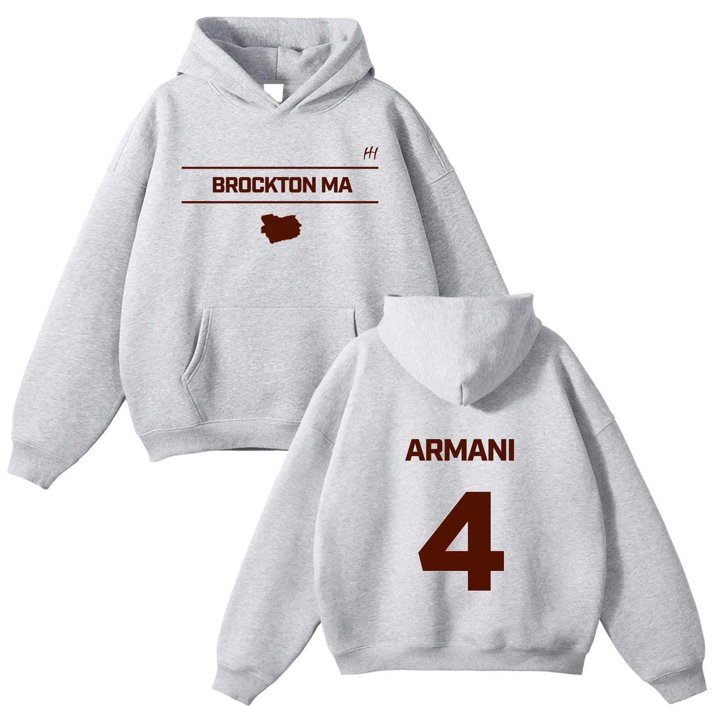 Armani Lloret Oversize Fleeced Hoodie