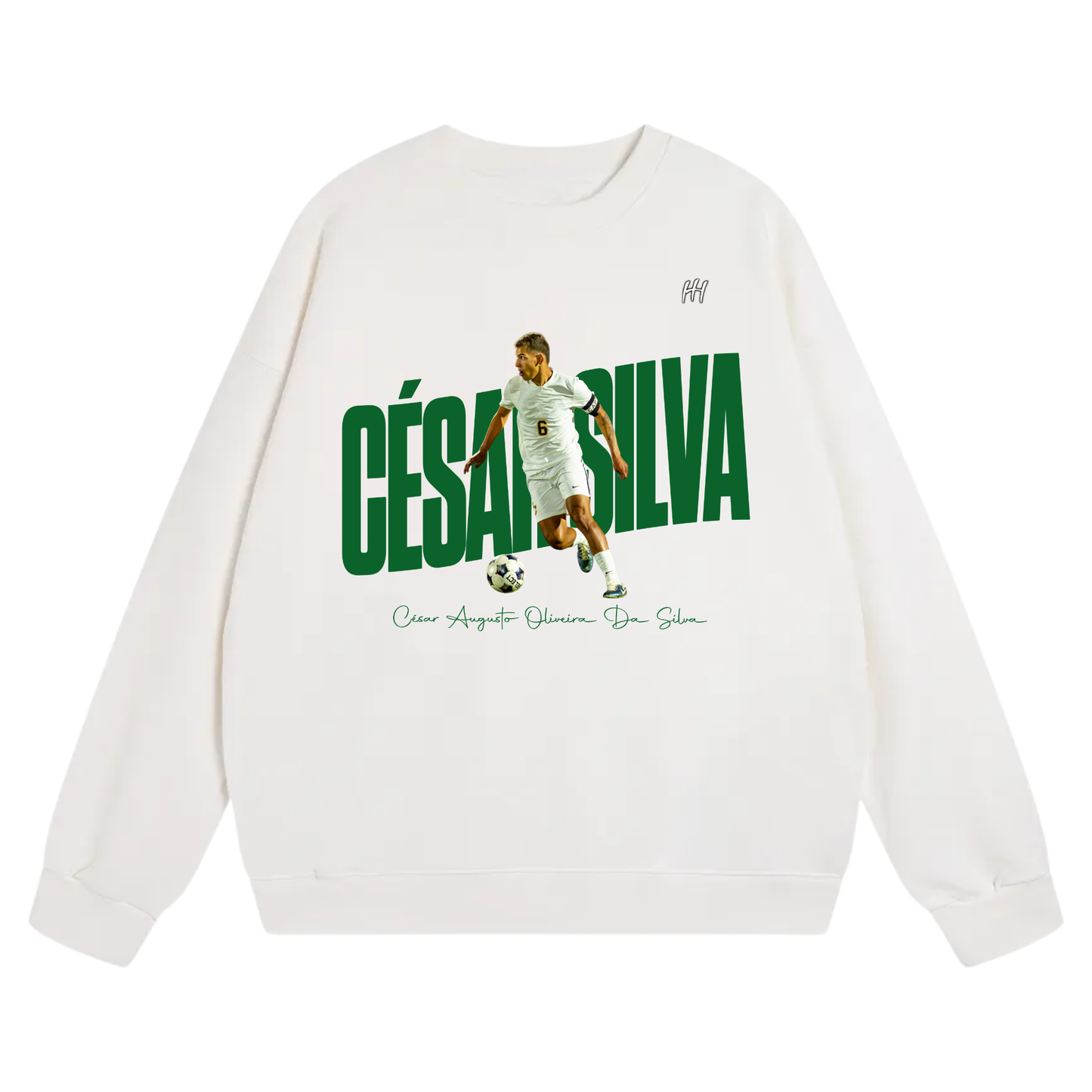 César Augusto Oliveira da Silva Heavyweight Crewneck Sweatshirt