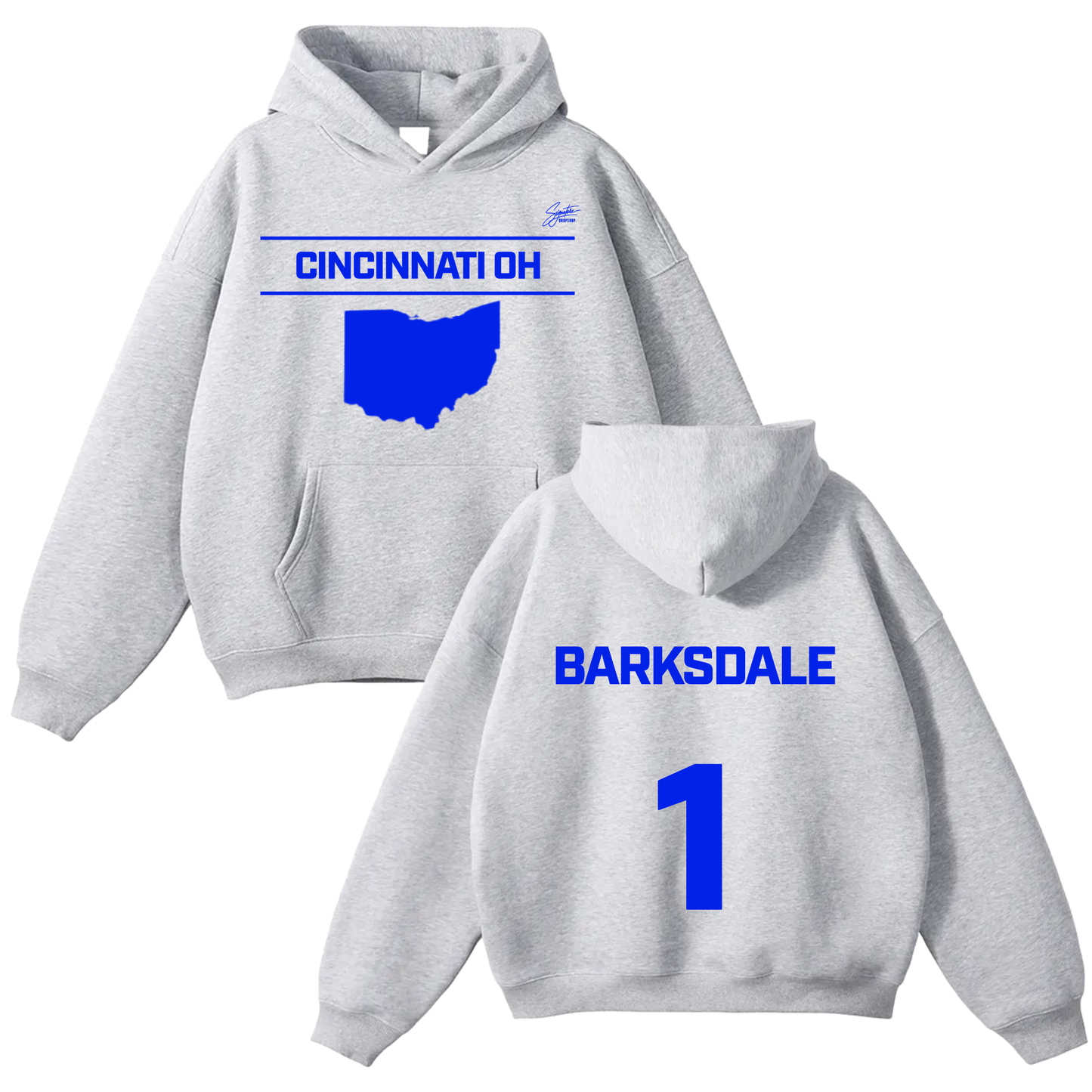 Sarvell Barksdale Oversize Fleeced Hoodie