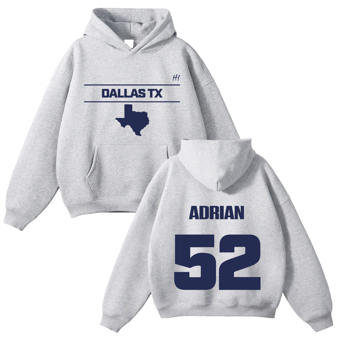 Adrian Seals Oversize Fleeced Hoodie
