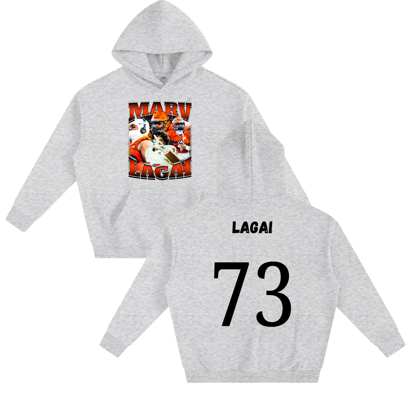 Marv Lagai Oversize Fleeced Hoodie