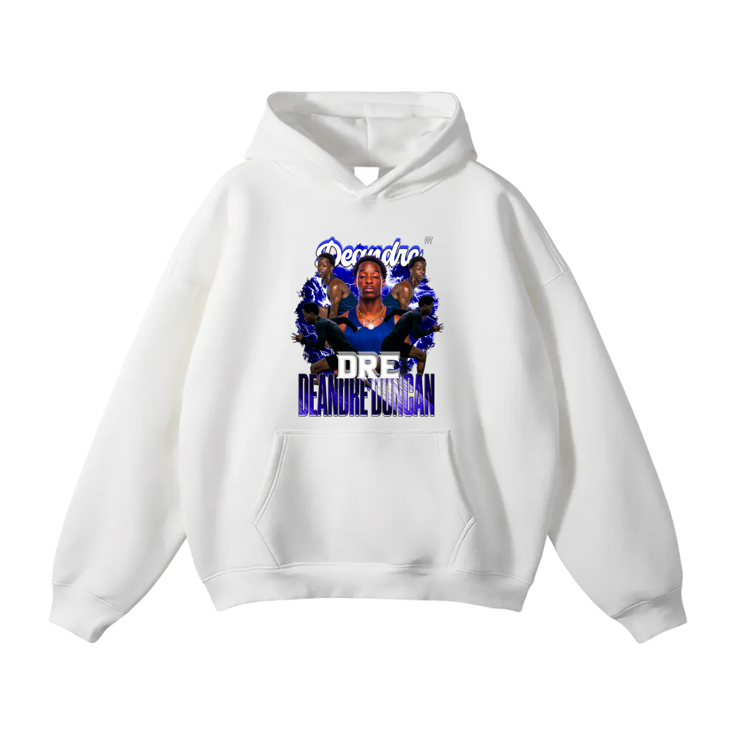 Deandre Duncan Oversize Fleeced Hoodie