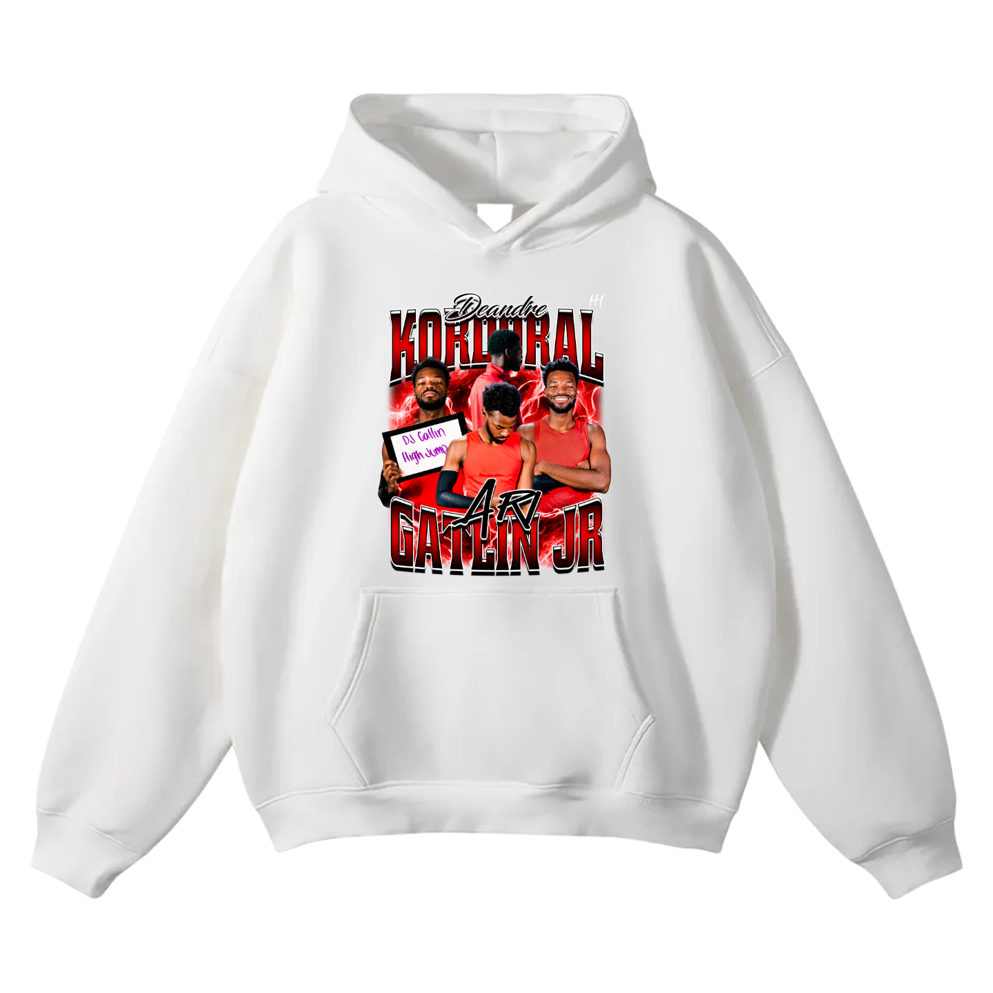 Deandre Kordoral Gatlin Jr Oversize Fleeced Hoodie