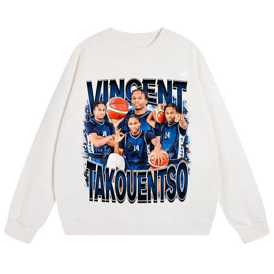 Vincent TAKOUENTSO Heavyweight Crewneck Sweatshirt
