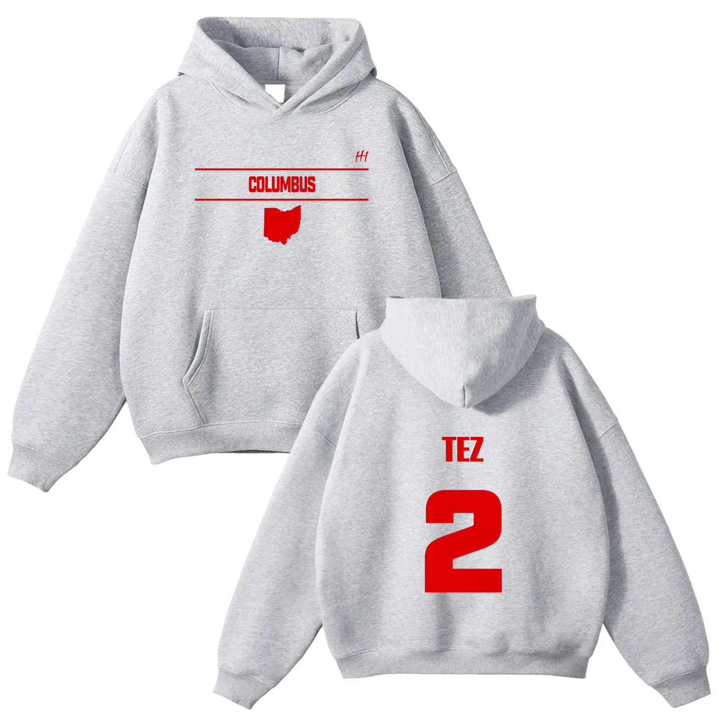 Martez Johnson-Nichols Oversize Fleeced Hoodie