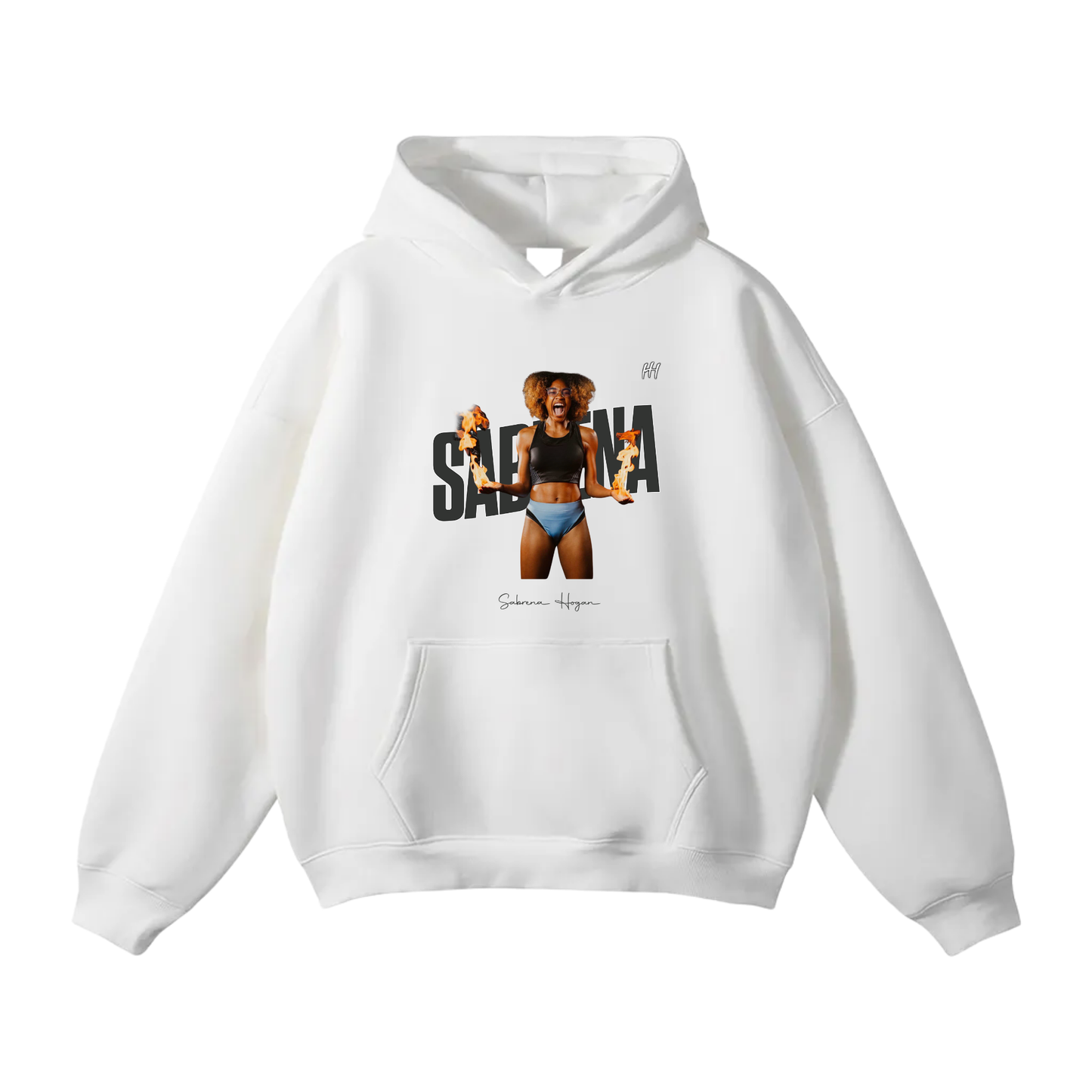 Sabrena Hogan Oversize Fleeced Hoodie