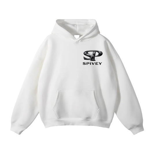 Spivey Word Oversize Fleeced Hoodie