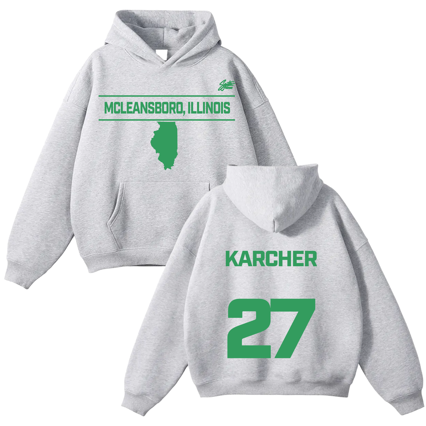 Colby Karcher Oversize Fleeced Hoodie