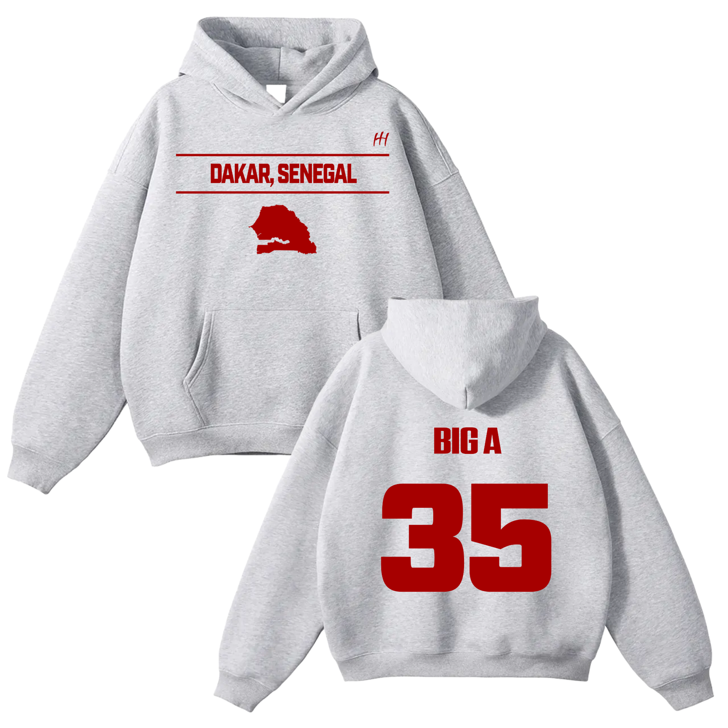Assane Ndiaye Oversize Fleeced Hoodie