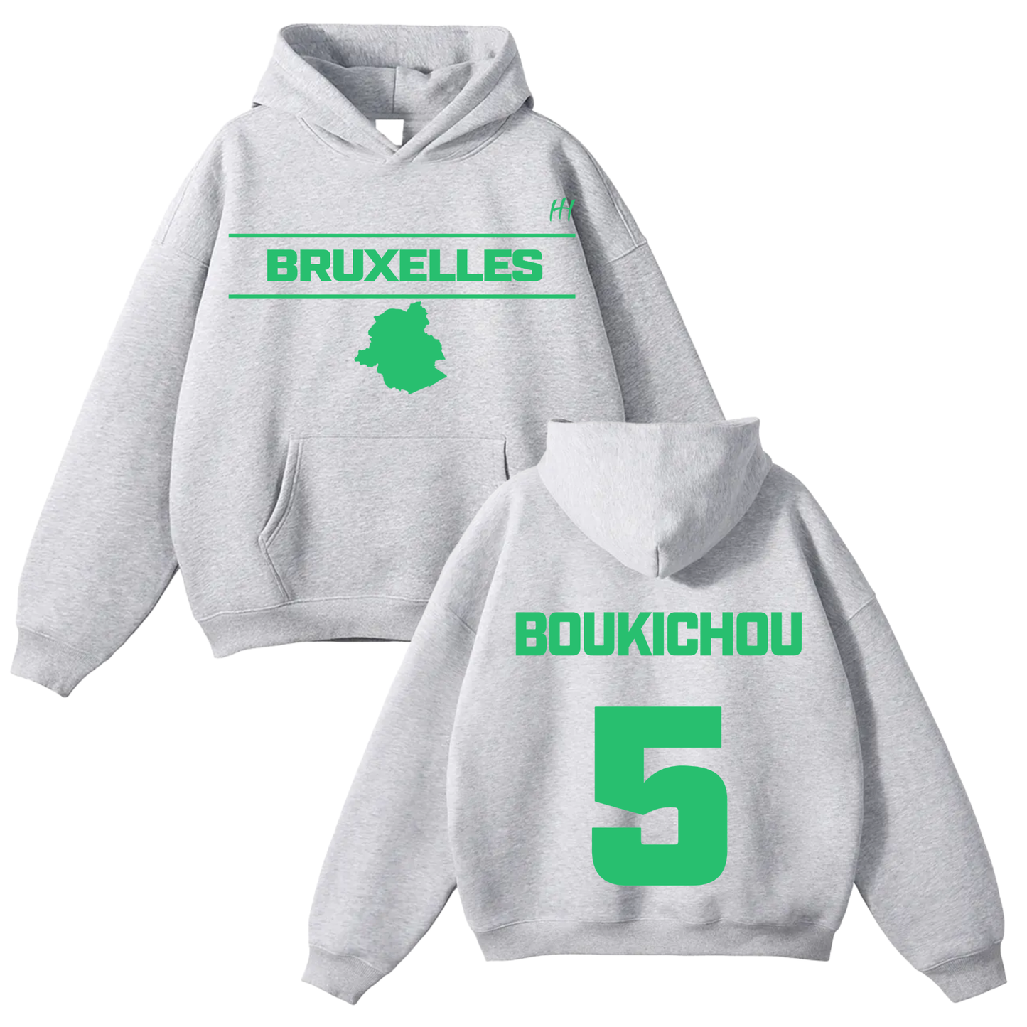 Boukichou Oversize Fleeced Hoodie