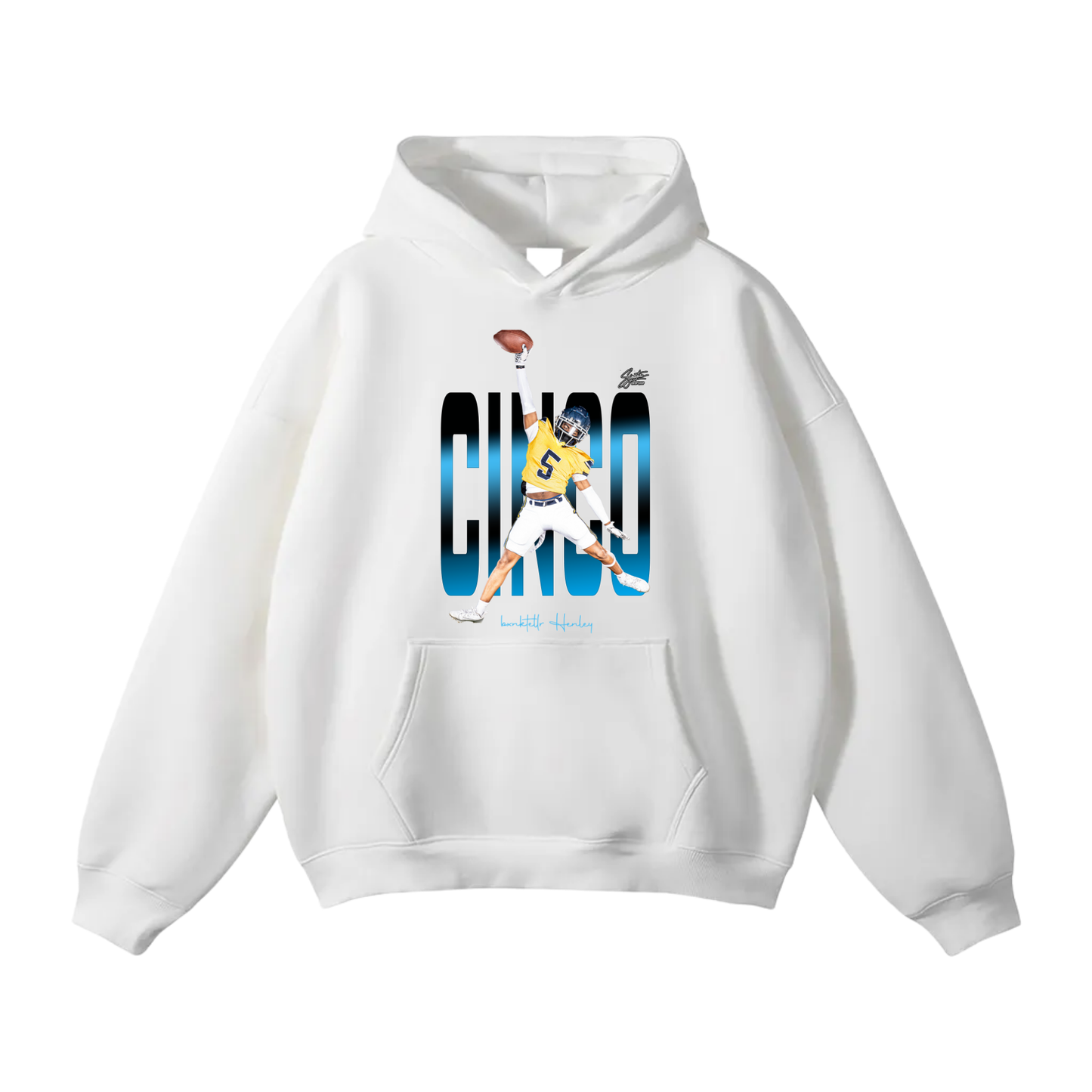 Bxnktellr Henley Oversize Fleeced Hoodie