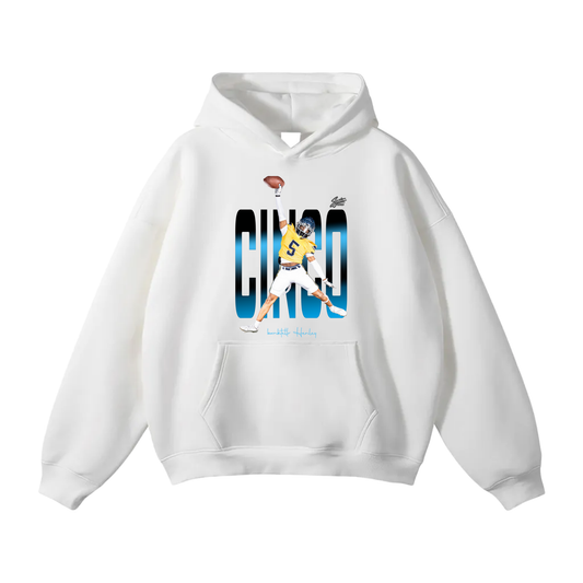 Bxnktellr Henley Oversize Fleeced Hoodie