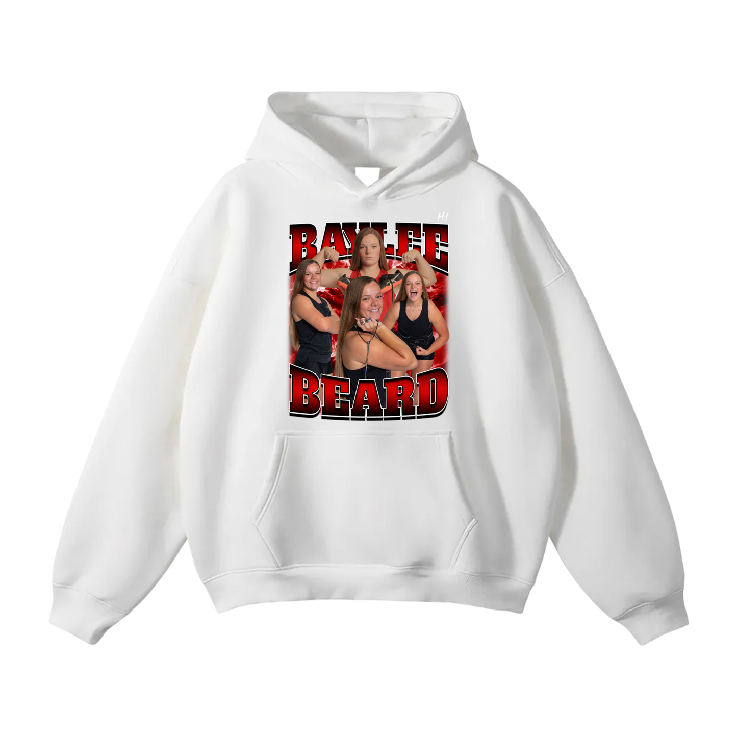 Baylee Beard Oversize Fleeced Hoodie