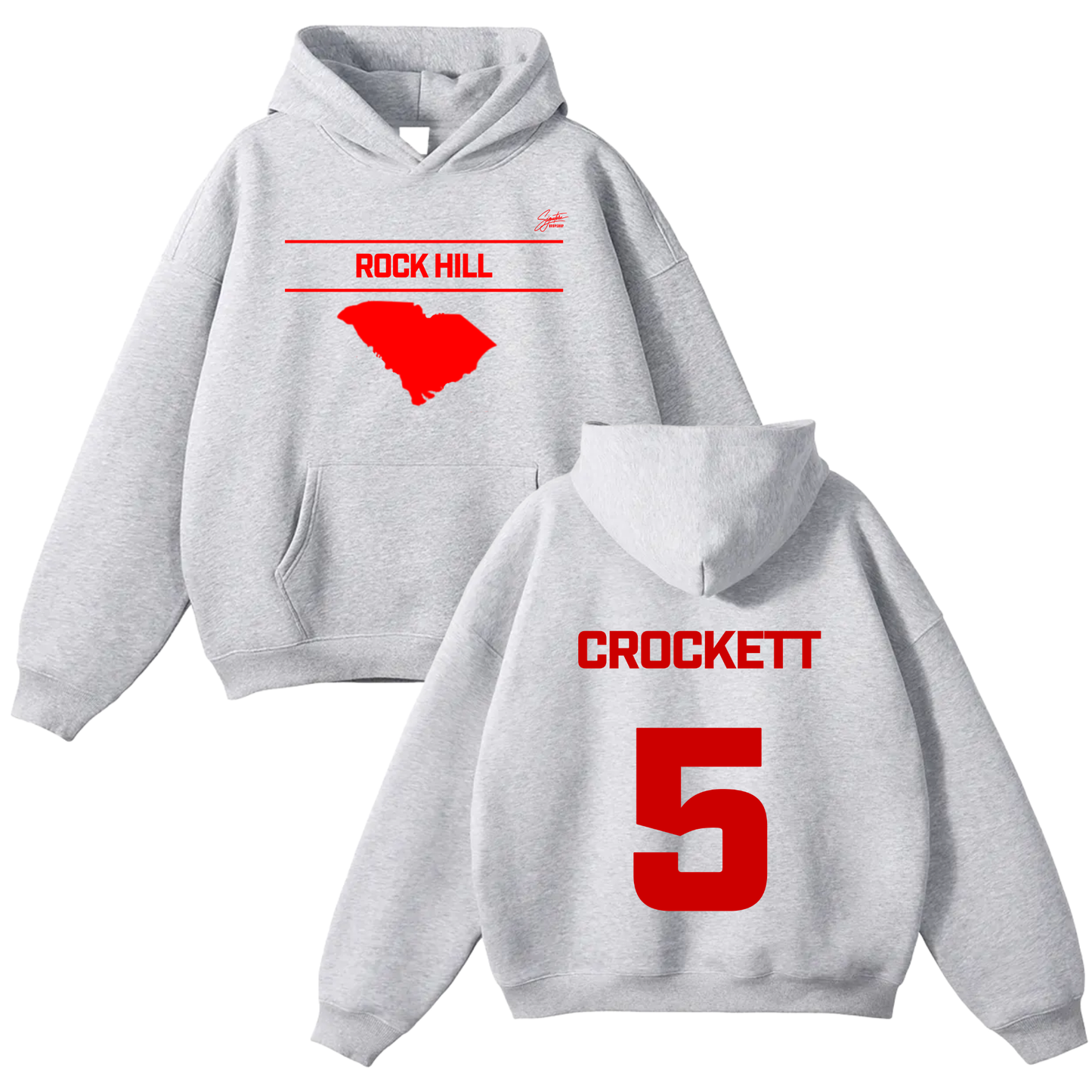 Dawandrick Crockett Oversize Fleeced Hoodie
